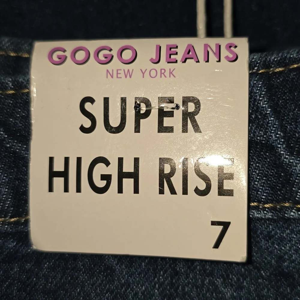 Gogo Jeans New York Women's Size 7 Super High Rise Slim Flare Jeans New w/ Tags!